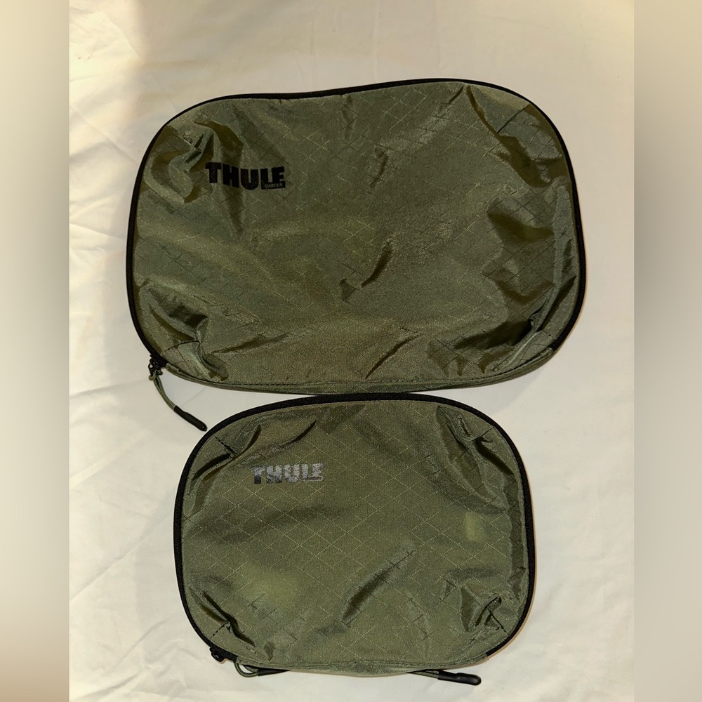 Thule Olive Green compression packing cube Set (2… - image 1